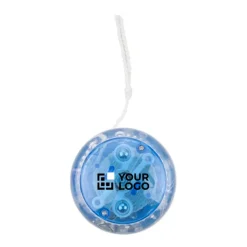Gift Campaign Yo-yo trasparente che si illumina durante l'uso con cordino bianco></noscript> Giochi E Passatempo