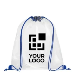 Gift Campaign Zainetti a sacca con logo trasparenti e corde colorate Transparent></noscript> Sacche Personalizzate