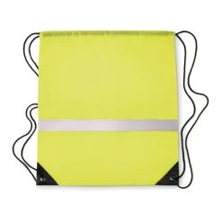 Gift Campaign Zainetti a sacca fluo fascia riflettente angoli rinforzati Roadwork> Sacche Personalizzate