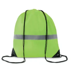 Gift Campaign Zainetti a sacca fluo fascia riflettente angoli rinforzati Roadwork> Sacche Personalizzate