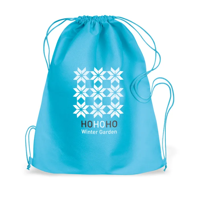 Gift Campaign Zainetti a sacca in colori vivaci corde abbinate TNT 80g/m2 Basic> Sacche Personalizzate