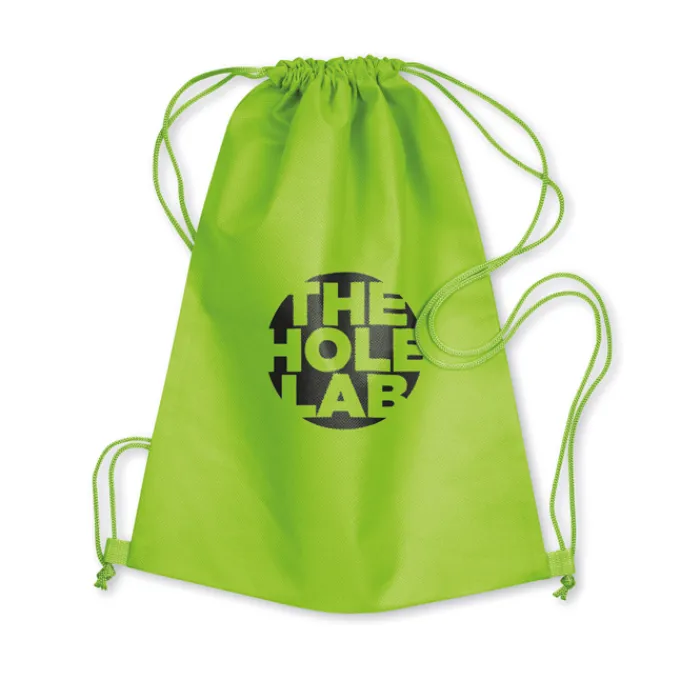 Gift Campaign Zainetti a sacca in colori vivaci corde abbinate TNT 80g/m2 Basic> Sacche Personalizzate