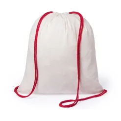 Gift Campaign Zainetto a sacca bianco corde colorate cotone 120g/m2 Color Strings></noscript> Sacche Personalizzate