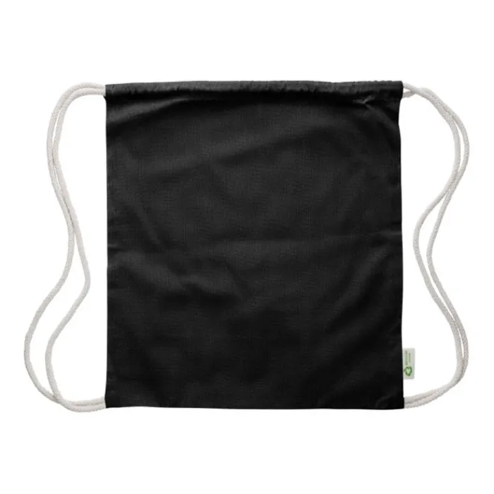 Gift Campaign Zainetto a sacca con corde in 100% cotone riciclato da 120 g/m²> Sacche Personalizzate