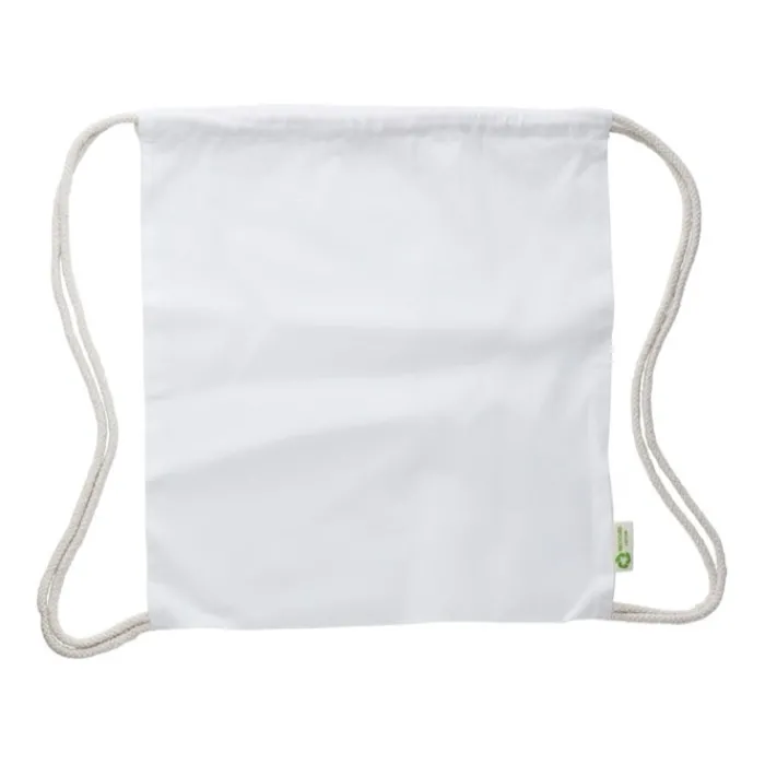 Gift Campaign Zainetto a sacca con corde in 100% cotone riciclato da 120 g/m²> Sacche Personalizzate