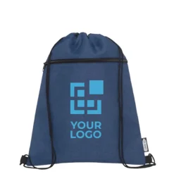 Gift Campaign Zainetto a sacca fronte mélange retro nero con taschino RPET Ultimate></noscript> Sacche Personalizzate