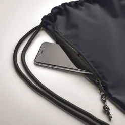 Gift Campaign Zainetto a sacca in poliestere 300D RPET con piccola tasca laterale></noscript> Sacche Personalizzate