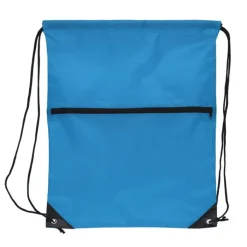 Gift Campaign Zainetto a sacca in rPET 210T con tasca frontale con cerniera></noscript> Sacche Personalizzate