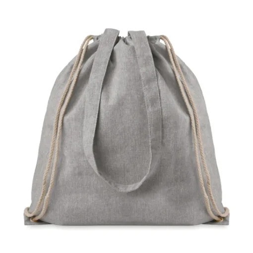 Gift Campaign Zainetto a sacca manici lunghi effetto denim in cotone 140g/m2 Reciclo> Gadget Ecologici|Sacche Personalizzate