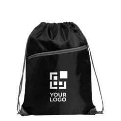 Gift Campaign Zainetto a sacca multiuso con tasca frontale con zip></noscript> Sacche Personalizzate