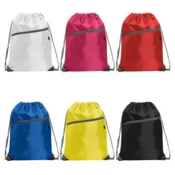 Gift Campaign Zainetto a sacca multiuso con tasca frontale con zip></noscript> Sacche Personalizzate