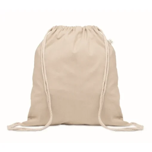 Gift Campaign Zainetto a sacca naturale in cotone riciclato ed rPET 140g/m²> Sacche Personalizzate