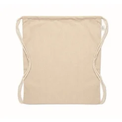 Gift Campaign Zainetto a sacca naturale in cotone riciclato ed rPET 140g/m²> Sacche Personalizzate