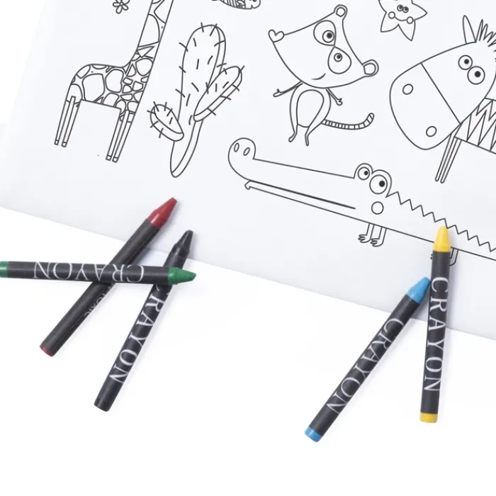 Gift Campaign Zainetto a sacca per bambini colorabile soggetti animali Safari (Kids)> Zaini Per Bambini