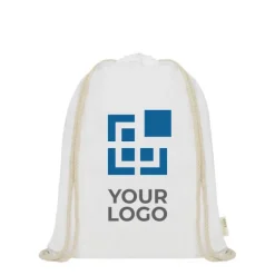 Gift Campaign Zainetto a sacca promozionale cotone ecologico max 5 kg Organic Pure><noscript><img width=