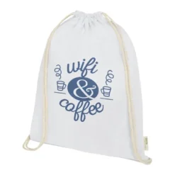 Gift Campaign Zainetto a sacca promozionale cotone ecologico max 5 kg Organic Pure><noscript><img width=