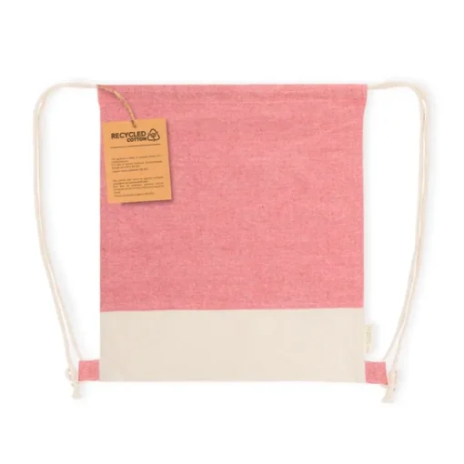Gift Campaign Zainetto a sacco in cotone riciclato bicolore 120g/m2> Sacche Personalizzate