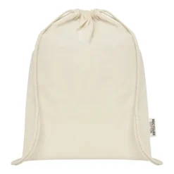 Gift Campaign Zainetto con corde in cotone riciclato certificato resistente 140g/m²> Sacche Personalizzate|Shopper In Cotone Personalizzate