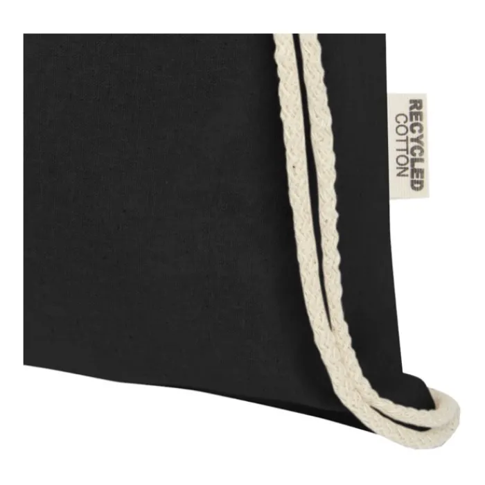 Gift Campaign Zainetto con corde in cotone riciclato certificato resistente 140g/m²> Sacche Personalizzate|Shopper In Cotone Personalizzate