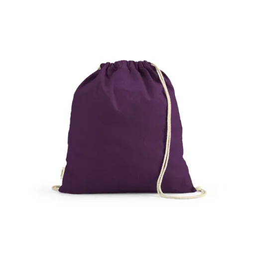 Gift Campaign Zainetto con coulisse ecologico in cotone riciclato da 140g/m2 ed rPET> Sacche Personalizzate