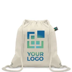 Gift Campaign Zainetto in cotone equosolidale da 180 gr/m2 Thin FairTrade></noscript> Sacche Personalizzate