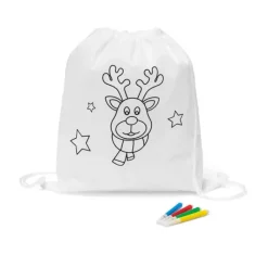 Gift Campaign Zainetto promozionale con renna da colorare in tnt da 80 g/m2 Reno></noscript> Gadget Natalizi