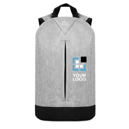 Gift Campaign Zaini antifurto con logo con tasca esterna fondo nero SaveTrip> Zaini Da Viaggio