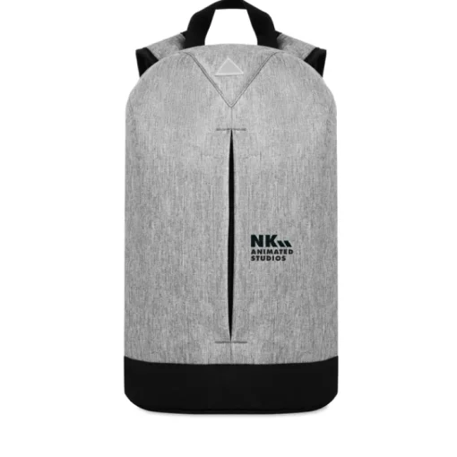 Gift Campaign Zaini antifurto con logo con tasca esterna fondo nero SaveTrip> Zaini Da Viaggio