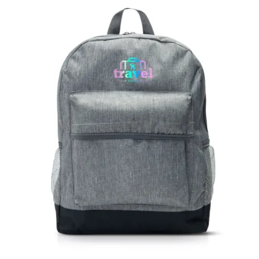 Gift Campaign Zaini con logo in poliestere 600D con base nera e tasca per pc da 13''> Zaini Porta Pc