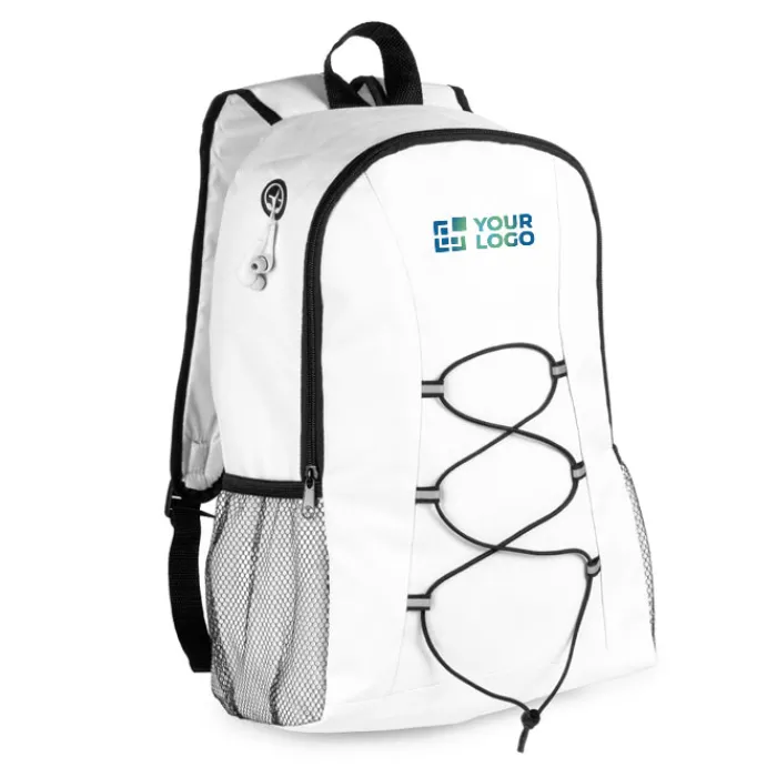 Gift Campaign Zaini personalizzati in colori vivaci con foro cuffie ed elastico frontale Hiking> Zaini Sportivi