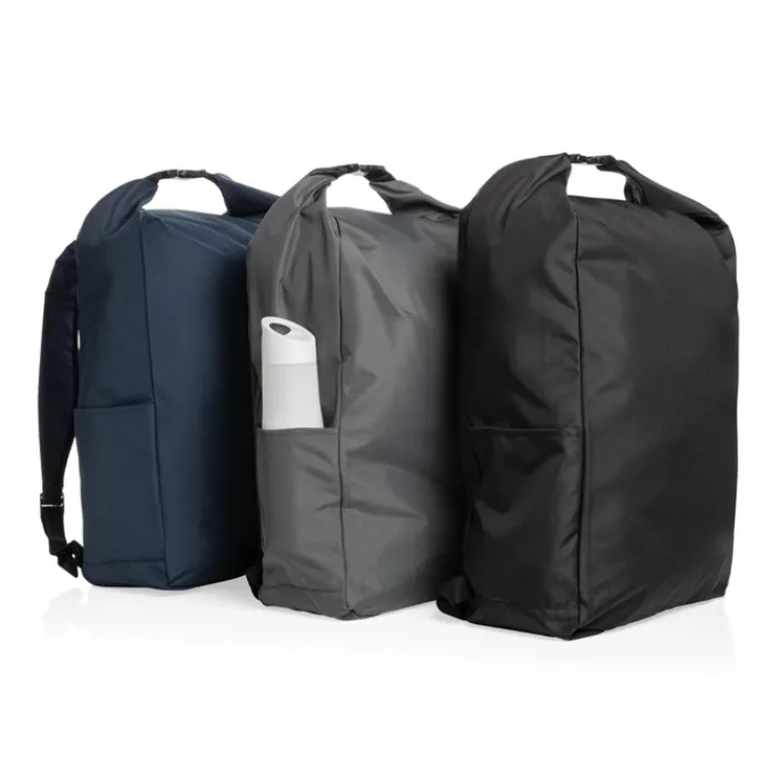 Gift Campaign Zaini personalizzati riciclati con fibbia spallacci imbottiti Rolltop> Gadget Ecologici|Zaini Da Viaggio