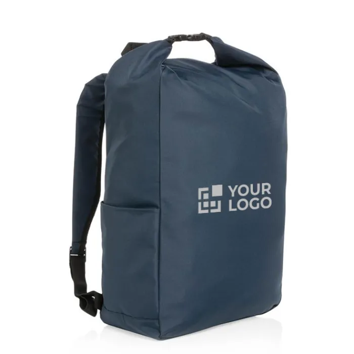 Gift Campaign Zaini personalizzati riciclati con fibbia spallacci imbottiti Rolltop> Gadget Ecologici|Zaini Da Viaggio