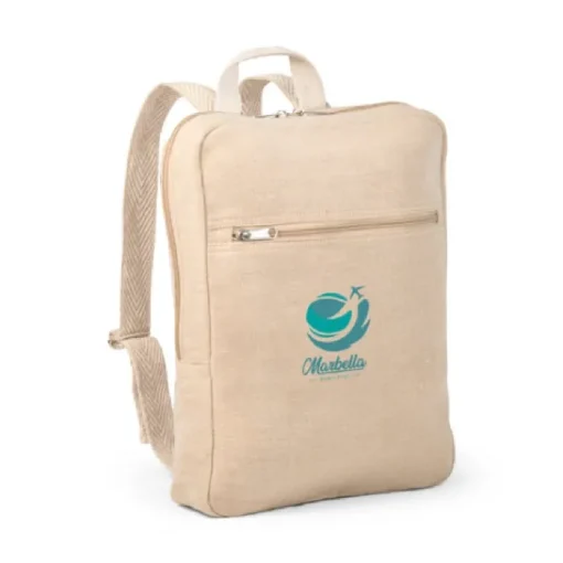 Gift Campaign Zaini promozionali con tasca frontale e spallacci regolabili Juco> Zaini Da Viaggio