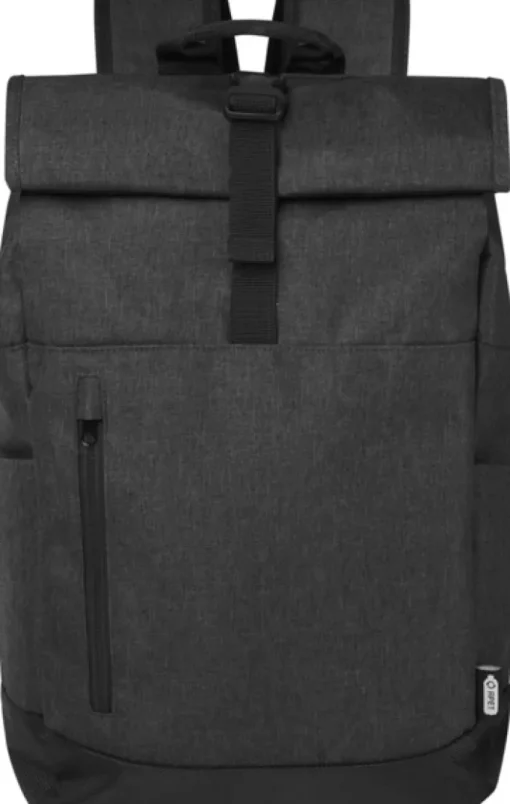 Gift Campaign Zaini promozionali imbottiti chiusura rollup e tasca pc 15,6'' Fintech> Zaini Porta Pc