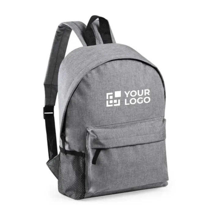 Gift Campaign Zaini promozionali riciclati tasca frontale e laterali rete Cinematic> Gadget Per La Scuola|Zaini Da Viaggio