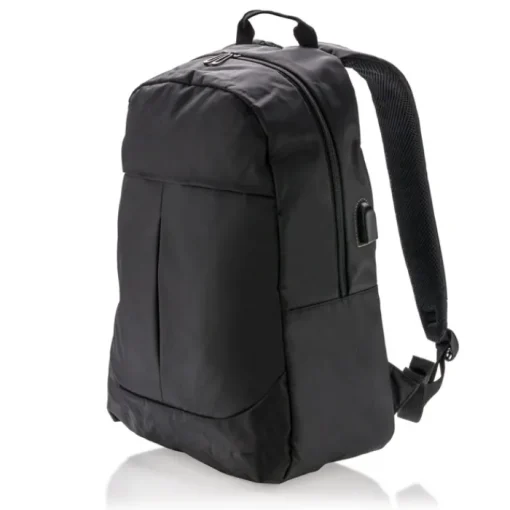 Gift Campaign Zaini promozionali spallacci regolabili con USB e porta pc 15'' Oslo> Zaini Porta Pc