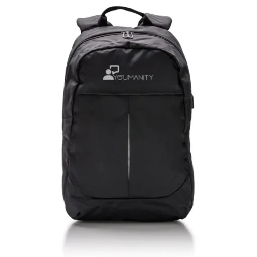 Gift Campaign Zaini promozionali spallacci regolabili con USB e porta pc 15'' Oslo> Zaini Porta Pc