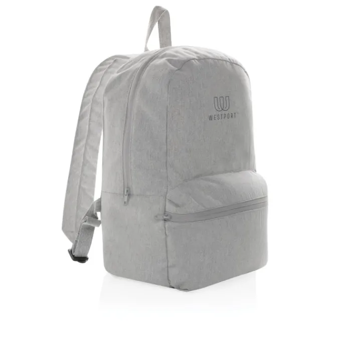 Gift Campaign Zaini pubblicitari riciclati colori naturali tela 285g/m2 EcoTrace Raw> Zaini Da Viaggio