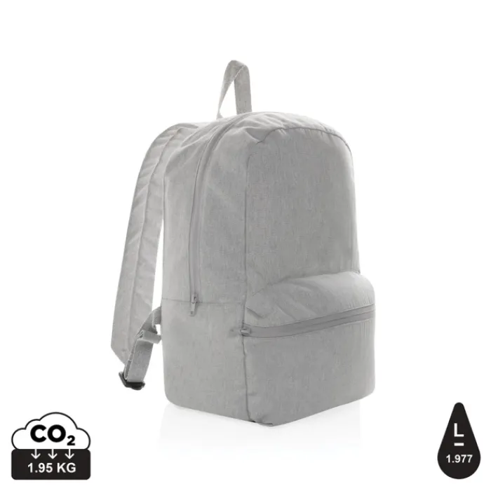 Gift Campaign Zaini pubblicitari riciclati colori naturali tela 285g/m2 EcoTrace Raw> Zaini Da Viaggio
