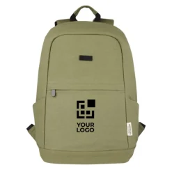 Gift Campaign Zaino antifurto in canvas riciclato e cotone 330g/m2 con tasca pc 15,6”><noscript><img width=