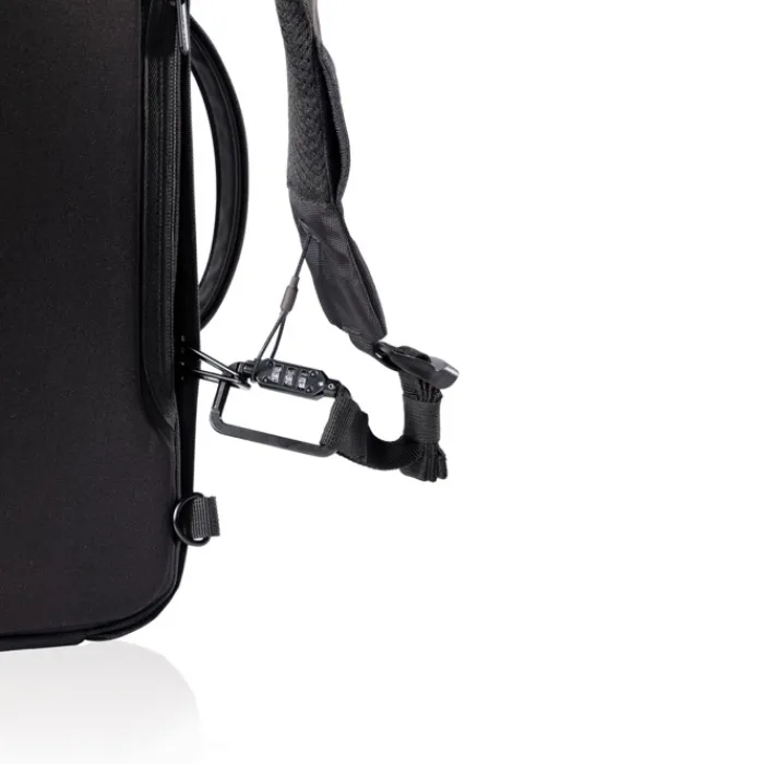 Gift Campaign Zaino antitaccheggio in rPET che si trasforma in valigetta per PC 16''> Zaini Porta Pc