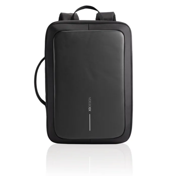 Gift Campaign Zaino antitaccheggio in rPET che si trasforma in valigetta per PC 16''> Zaini Porta Pc