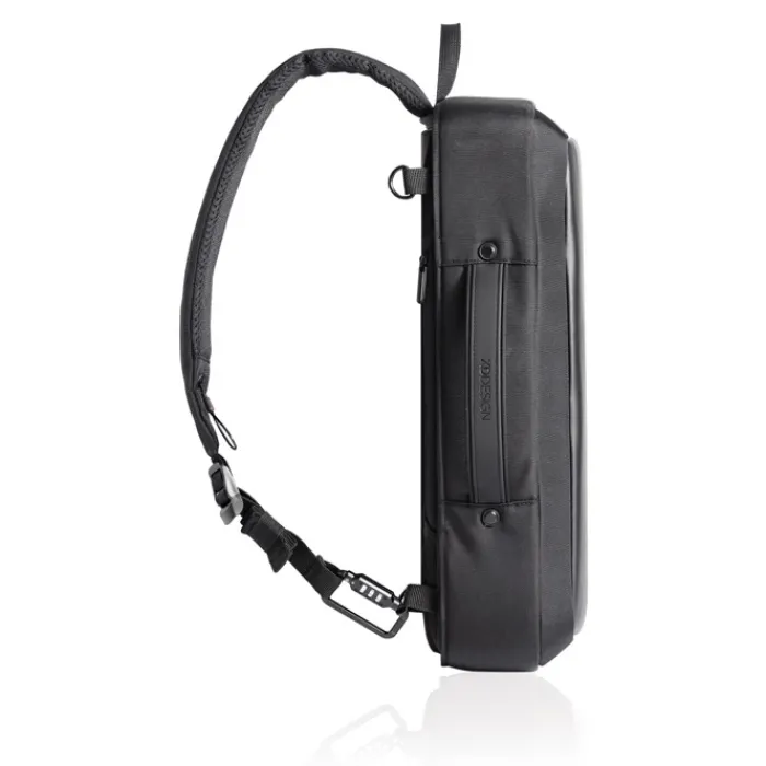 Gift Campaign Zaino antitaccheggio in rPET che si trasforma in valigetta per PC 16''> Zaini Porta Pc