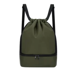 Gift Campaign Zaino con coulisse in PU con tasca inferiore per scarpe> Sacche Personalizzate