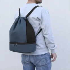 Gift Campaign Zaino con coulisse in PU con tasca inferiore per scarpe></noscript> Sacche Personalizzate