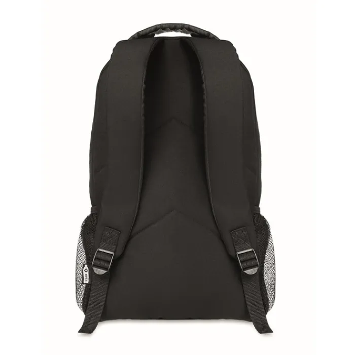 Gift Campaign Zaino cordini in tinta e dettagli riflettenti con tasche a rete RPET> Zaini Sportivi