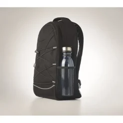 Gift Campaign Zaino cordini in tinta e dettagli riflettenti con tasche a rete RPET></noscript> Zaini Sportivi