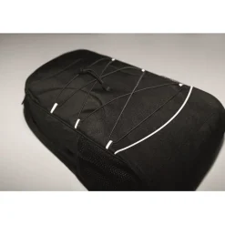 Gift Campaign Zaino cordini in tinta e dettagli riflettenti con tasche a rete RPET></noscript> Zaini Sportivi