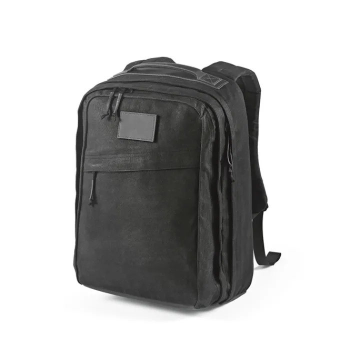Gift Campaign Zaino da 27l con tasca per pc in cotone riciclato cerato da 230g/m2> Zaini Porta Pc|Zaini Da Viaggio