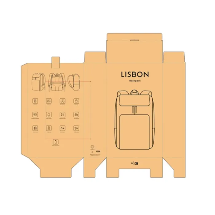 Gift Campaign Zaino da 20l in ecopelle con tasca imbottita posteriore per pc portatili> Zaini Porta Pc|Zaini Da Viaggio